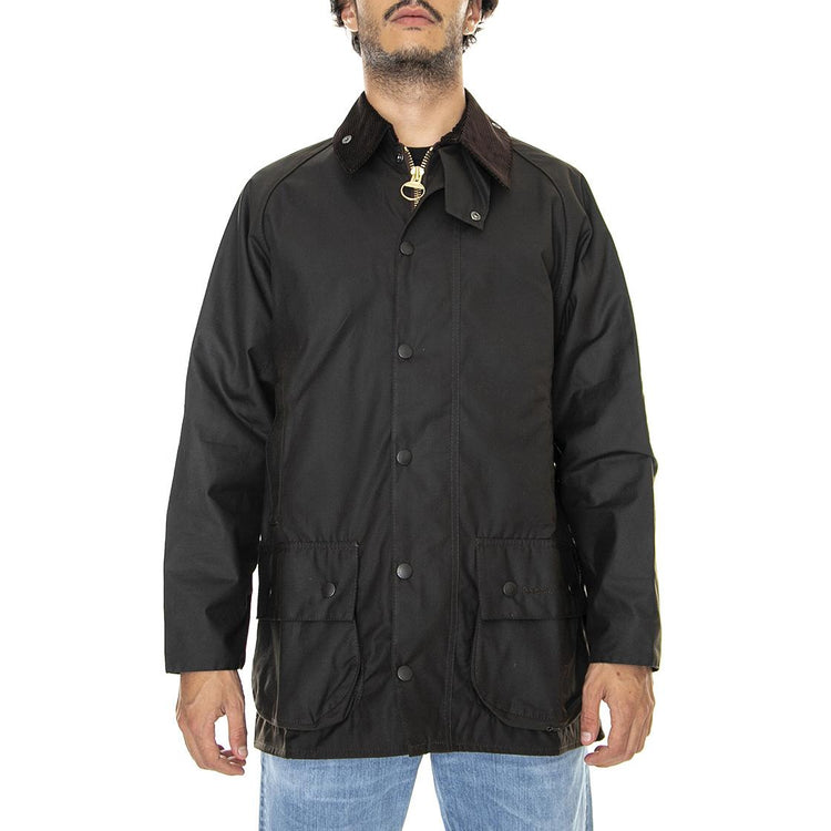 Classic Beaufort Wax Jacket Olive - Giacca Invernale Uomo Marrone FW22-MWX0002-OL71 . BARBOUR 