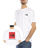M SS Box NSE Tee White - Camiseta Cuello Redondo Hombre Blanca Hombre THE NORTH FACE