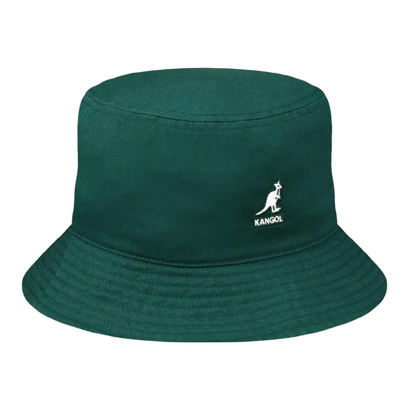 WASHED BUCKET PINE - Cappello da Pescatore Verde Scuro K4224HT-PN317 . KANGOL 
