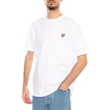 Popcorn Jacquard T-shirt White - Camiseta Cuello Redondo Hombre Blanca Hombre LYLE & SCOTT