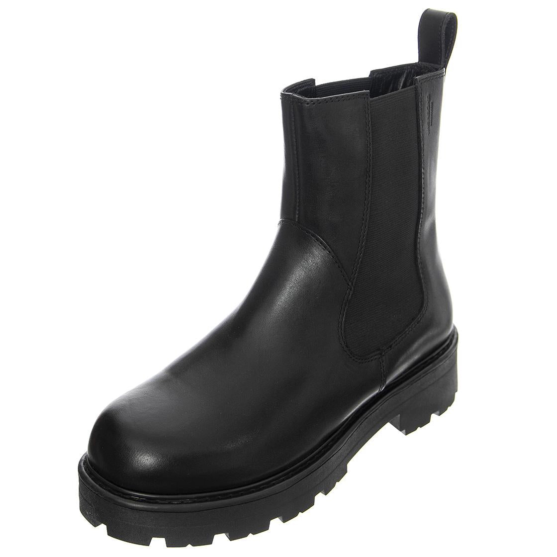 Cosmo 2.0 Cow Leather Black - Stivaletti Profilo alla Caviglia Donna Neri VBS5459-301-20  VAGABOND 