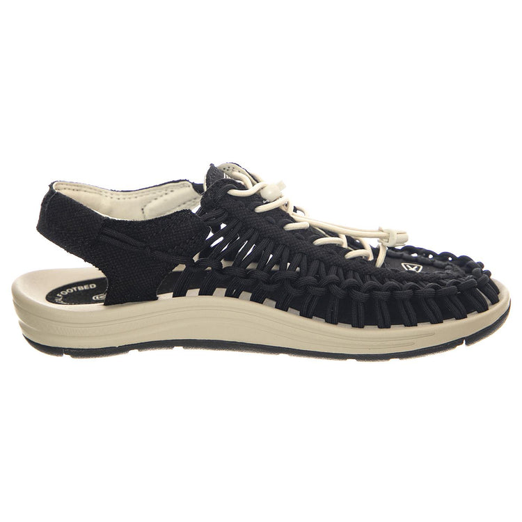 Uneek Canvas W-Black / Birch - Sandali Donna Neri 1028565  KEEN 