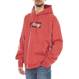 Obey Half Icon Fleece Mineral Red -- Hoodie Hombre Rojo  Hombre OBEY