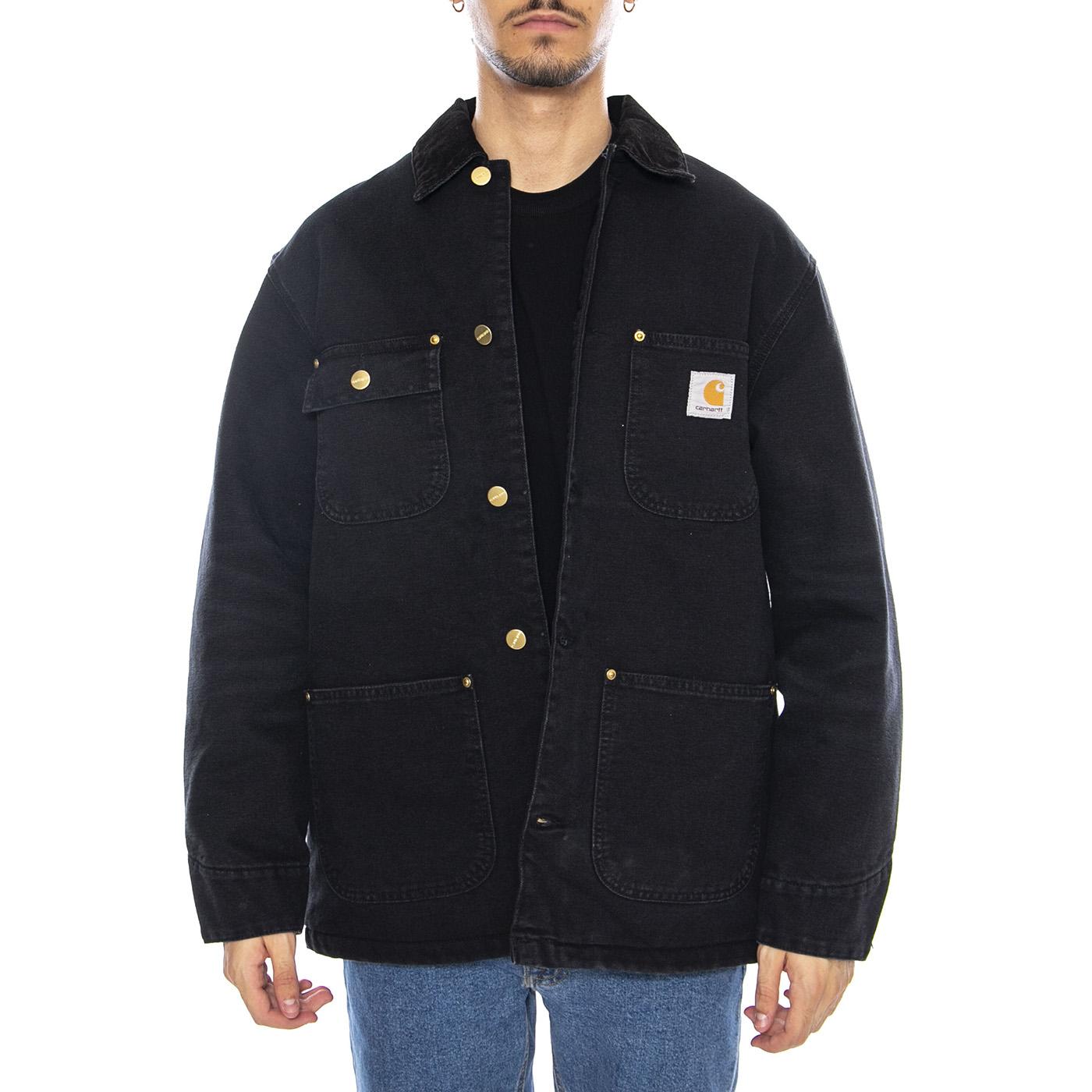 OD Detroit Chore Coat Black / Black - Giacca Uomo Nera I035613.00E4O . CARHARTT WIP 