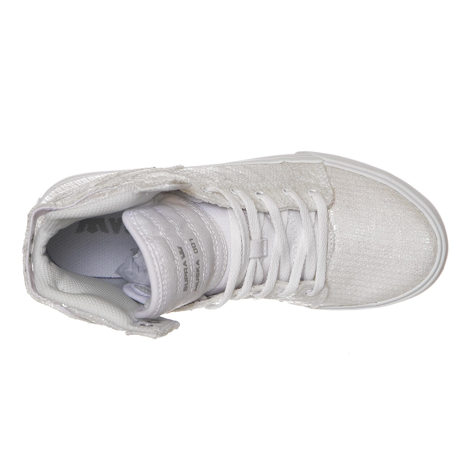 Skytop - Scarpe Profilo Alto Bambino / Bambina Bianche 58002-161-M-161  SUPRA 