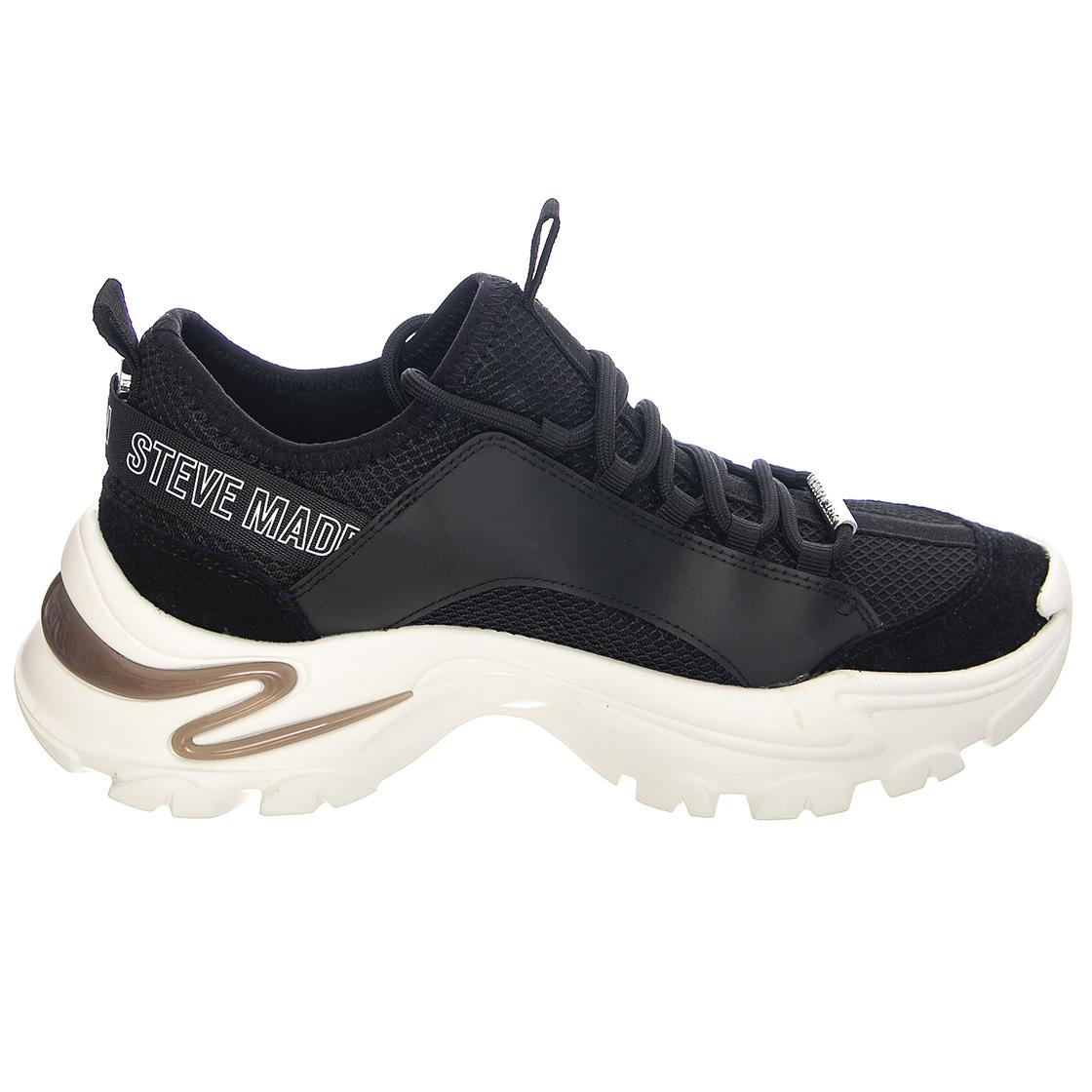 Medusa - Scarpe Stringate Profilo Basso Donna Nere SMPMEDUSA-BLK  STEVE MADDEN 