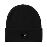 HUF Set Box Beanie Black - Gorro Negro en Punto de Lana
