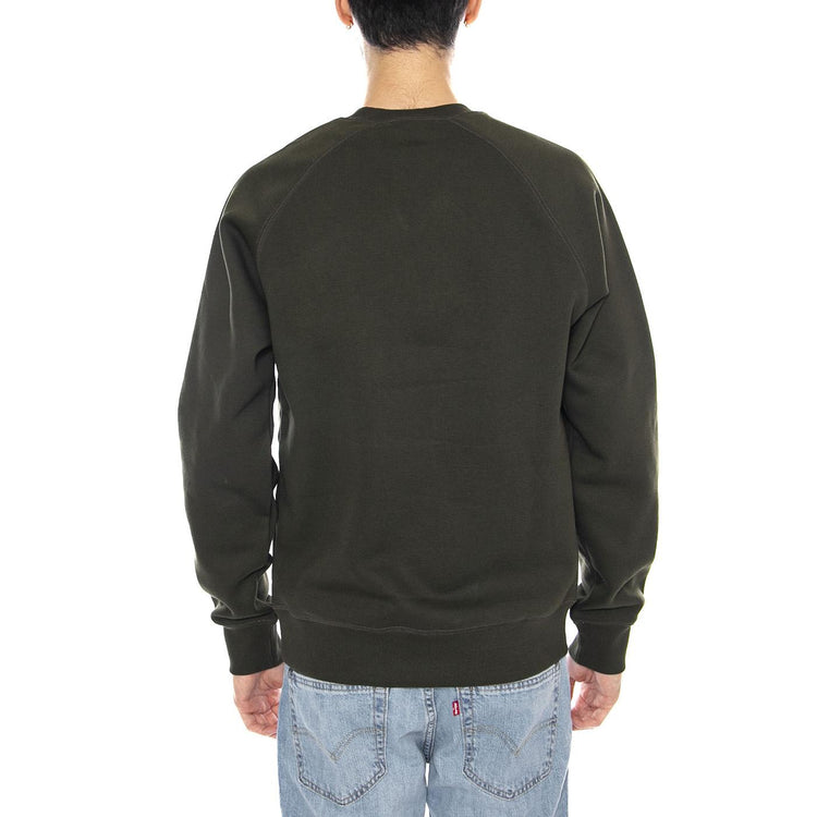 Chase Sweat -- Felpa Uomo Olive / Gold I033660.3CBXX . CARHARTT WIP 