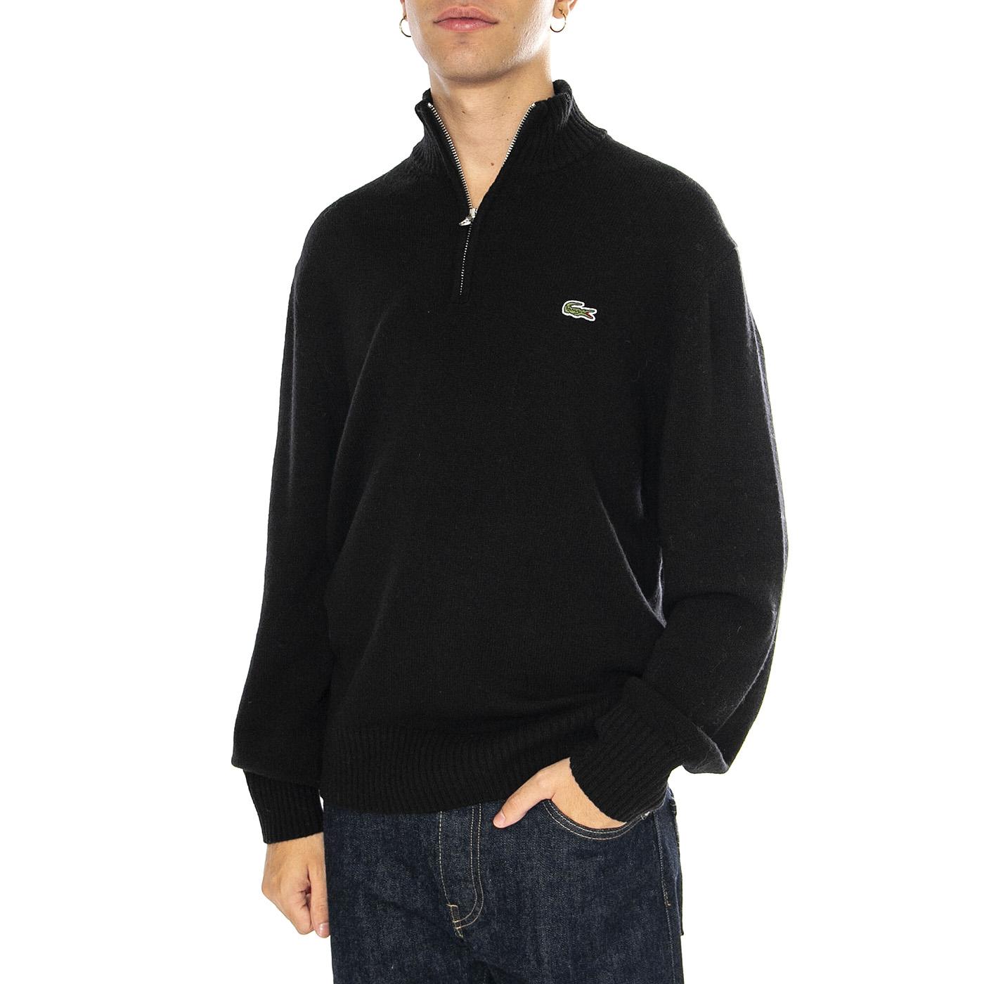Pullover AH3052-031 Black - Cardigan Uomo Nero AH3052-031 . LACOSTE 