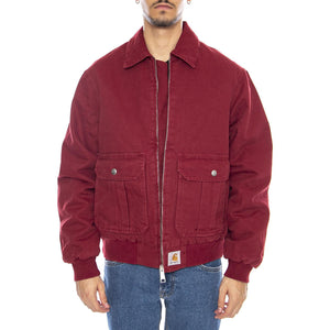 Stanton Jacket Scarlet - Giacca Uomo Rossa I035617.H806  CARHARTT WIP 