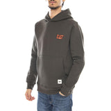 Logo Hoodie Military Olive - Sudadera con Capucha Hombre Verde Hombre CAT
