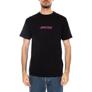 ROSKOPP MONSTER STRIP T-SHIRT - Maglietta Girocollo Uomo Nera SCA-TEE-13293 BLK SANTA CRUZ 