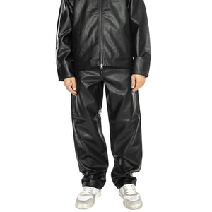 Single Knee Pant Black - Pantaloni Similpelle Uomo Neri I034446.89XX  CARHARTT WIP 