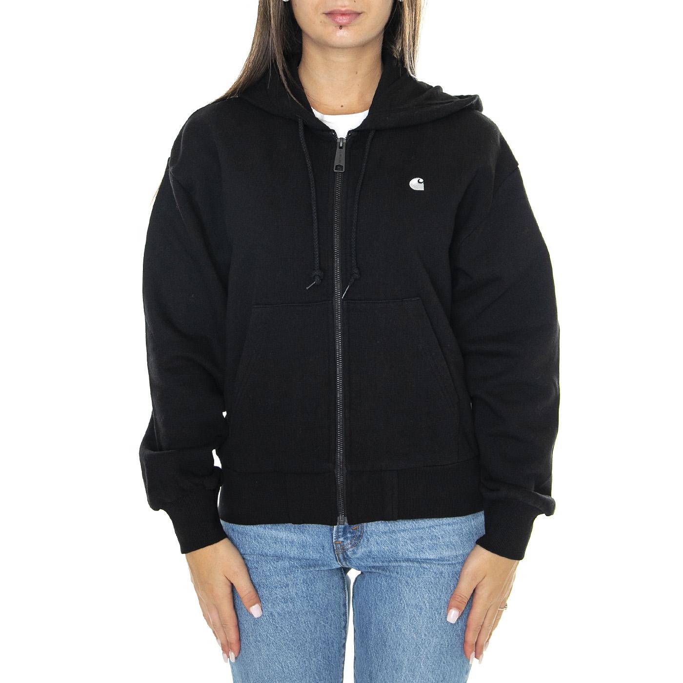 W' Hooded Casey Jacket Black / Silver - Giacca Donna Nera I032642.0M4XX . CARHARTT WIP 