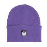 Icon Patch Cuff Beanie Beetroot Digital Violet - Beanie en Tela de Punto Violeta ACCESORIOS OBEY