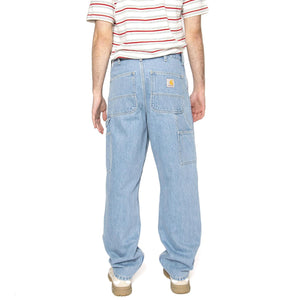 Double Knee Pant Blue - Pantaloni Denim Jeans Uomo Blu I032699.0112  CARHARTT WIP 