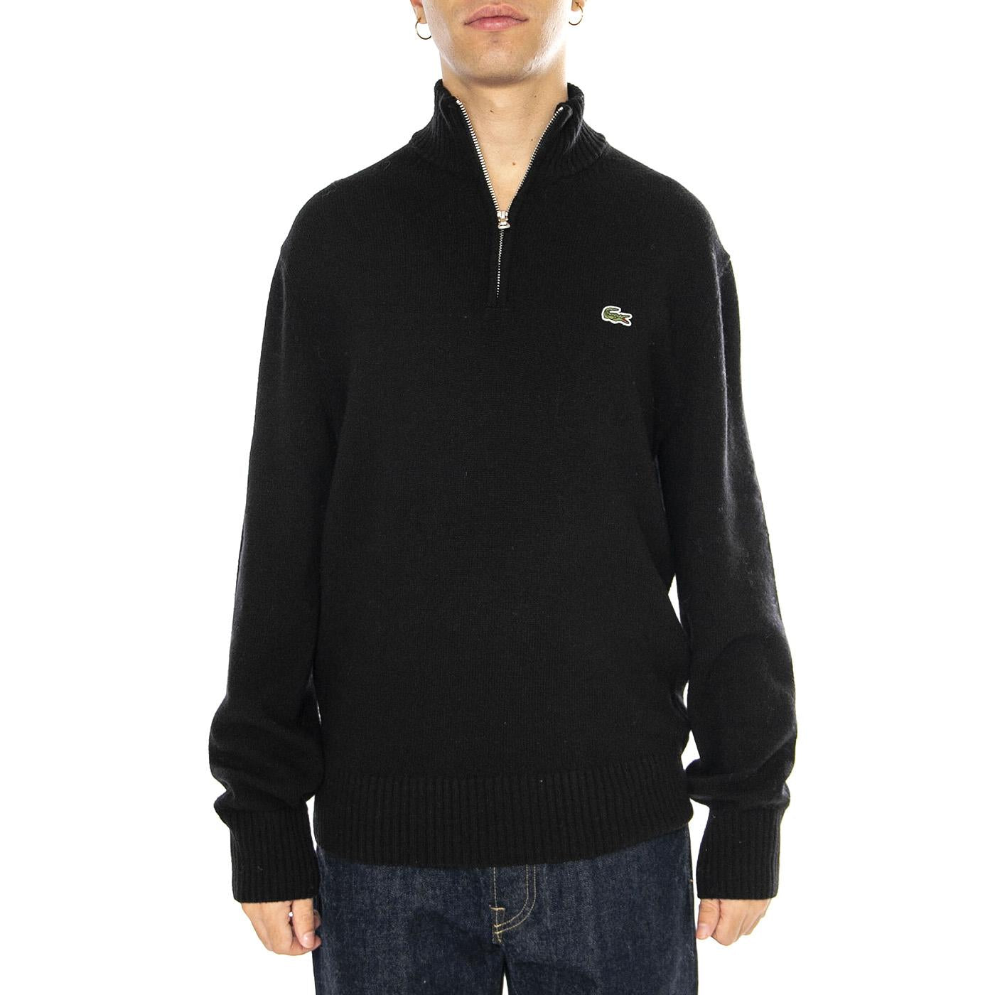 Pullover AH3052-031 Black - Cardigan Uomo Nero AH3052-031 . LACOSTE 