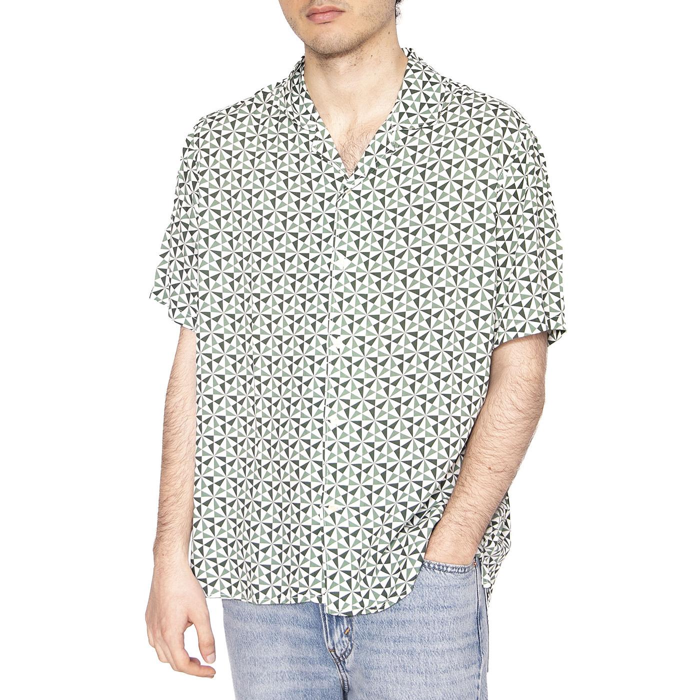 Alhambra Aloha Shirt Morera - Camicia Maniche Corte Uomo Multicolore 1954-MORERA  BRAVA FABRICS 