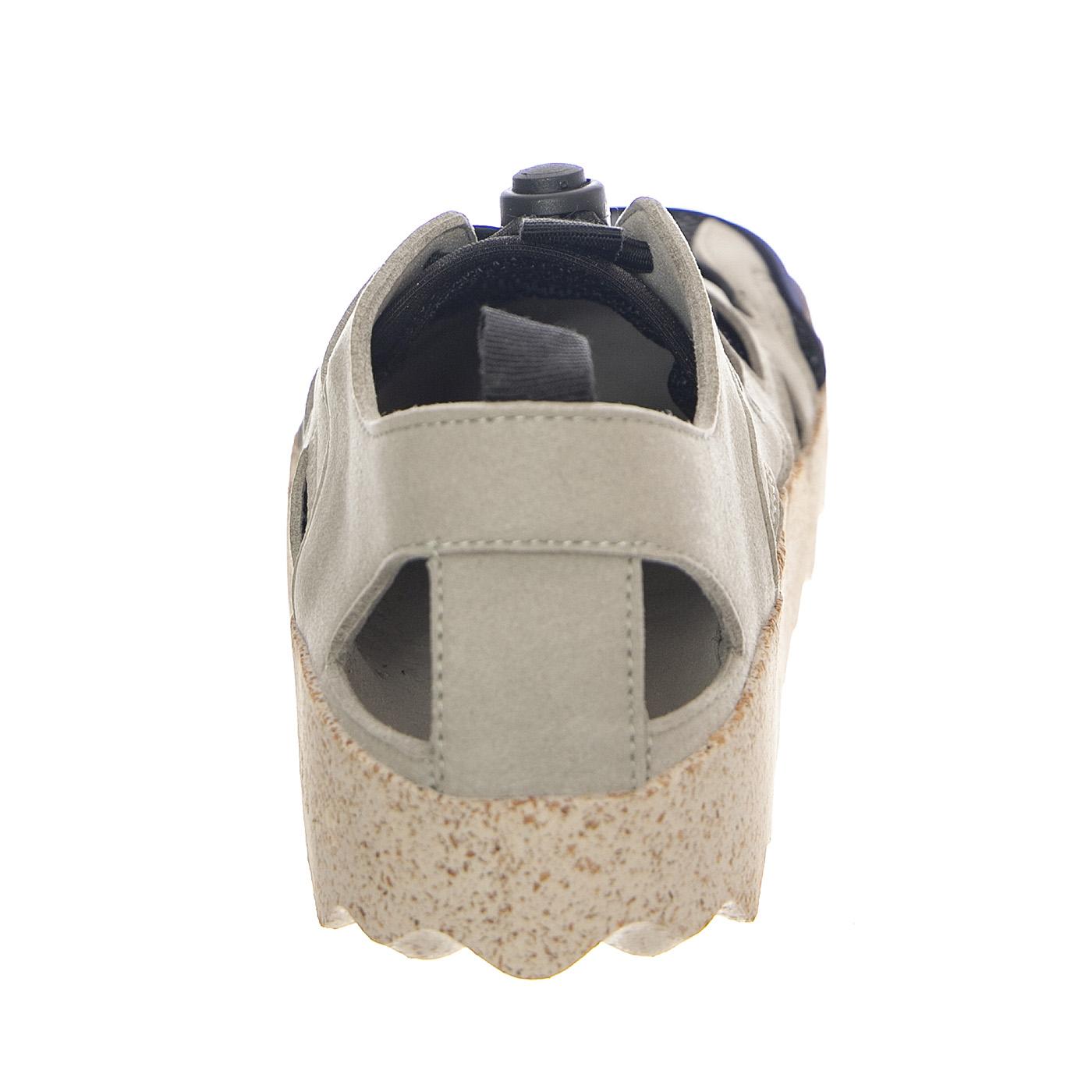 M' Cure Suede 1.8 Cru - Scarpe Stringate Profilo Basso Donna Grige P018168002-CRU  ASPORTUGUESAS 