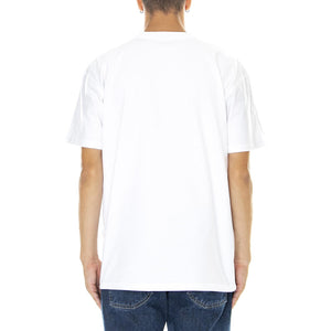 S/S AMERICAN SCRIPT T-SHIRT WHITE - Maglietta Girocollo Uomo Bianca I029956 02XX CARHARTT WIP 