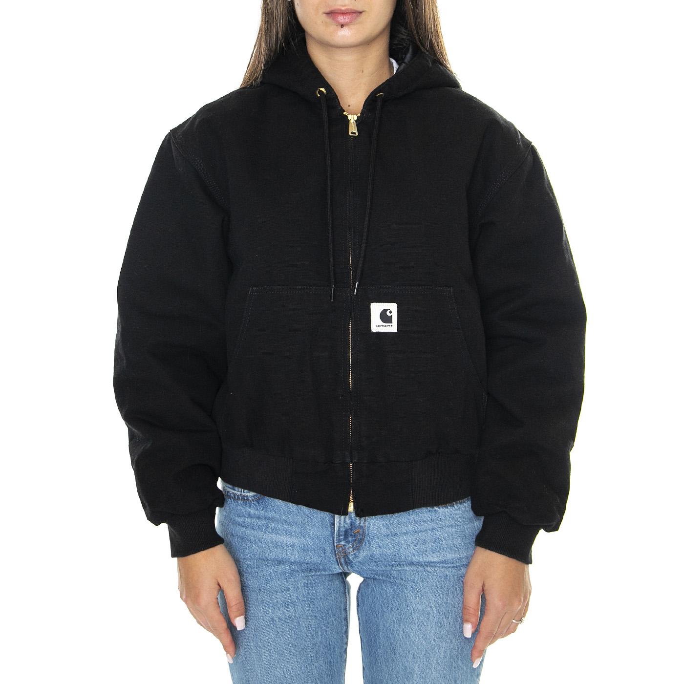 W' OG Active Jacket Black /rinsed - Giacca Donna Nera I032238.8902 . CARHARTT WIP 