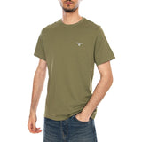 ESSENTIAL SPORTS TEE BURNT OLIVE - Camiseta Cuello Redondo Hombre Verde Hombre BARBOUR