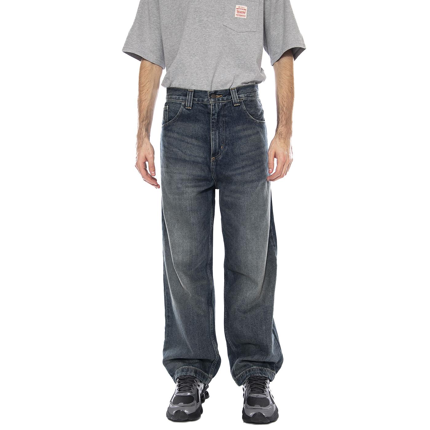 Brandon Pant -- Pantaloni Uomo Blu I035893.014Q . CARHARTT WIP 