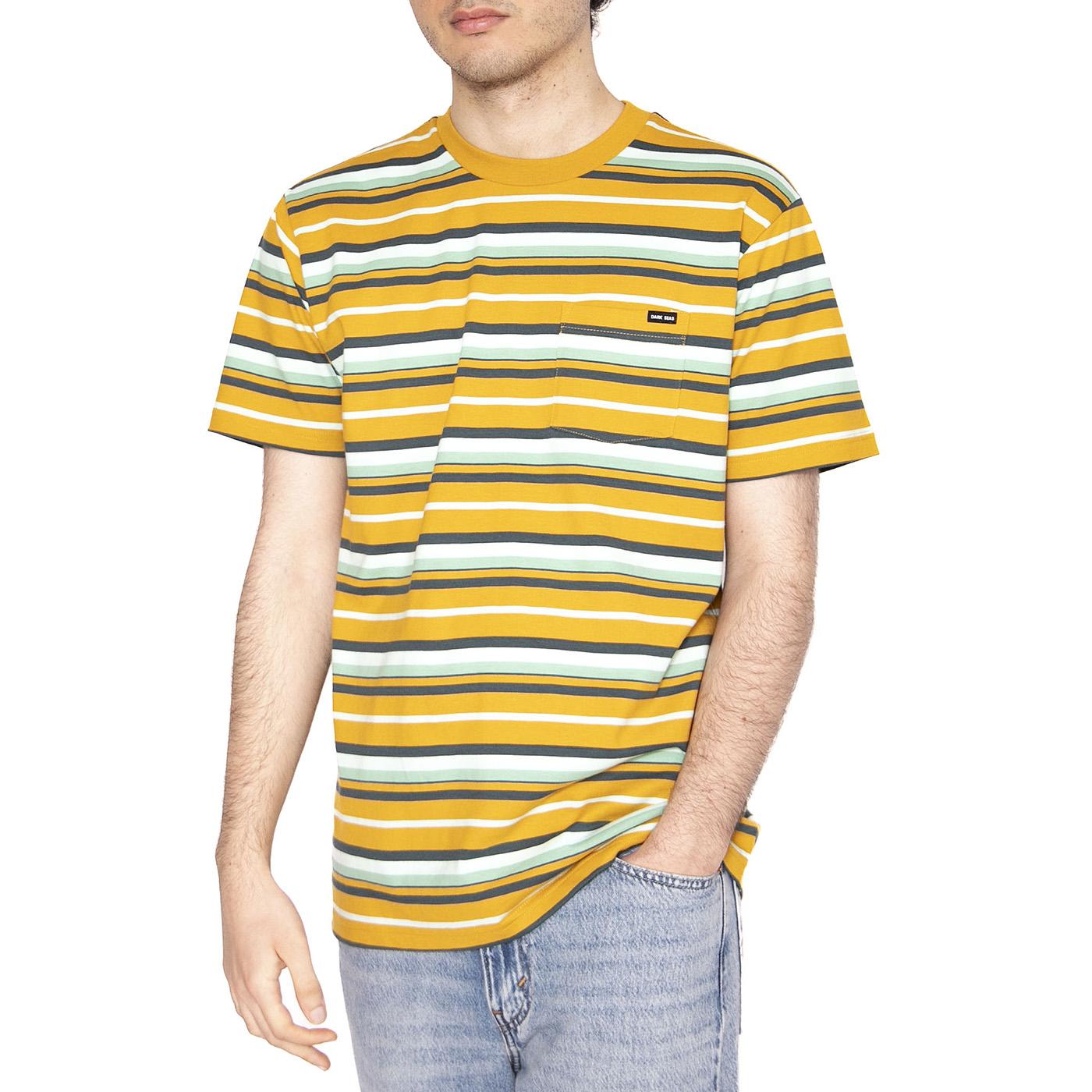 Eureka Knit Tee Multicolored - Maglietta Girocollo Uomo Multicolore 311000100-GLD  DARK SEAS 
