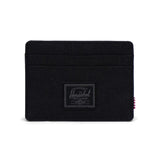 CHARLIE CARDHOLDER BLACK TONAL - Billetera Negra ACCESORIOS HERSCHEL