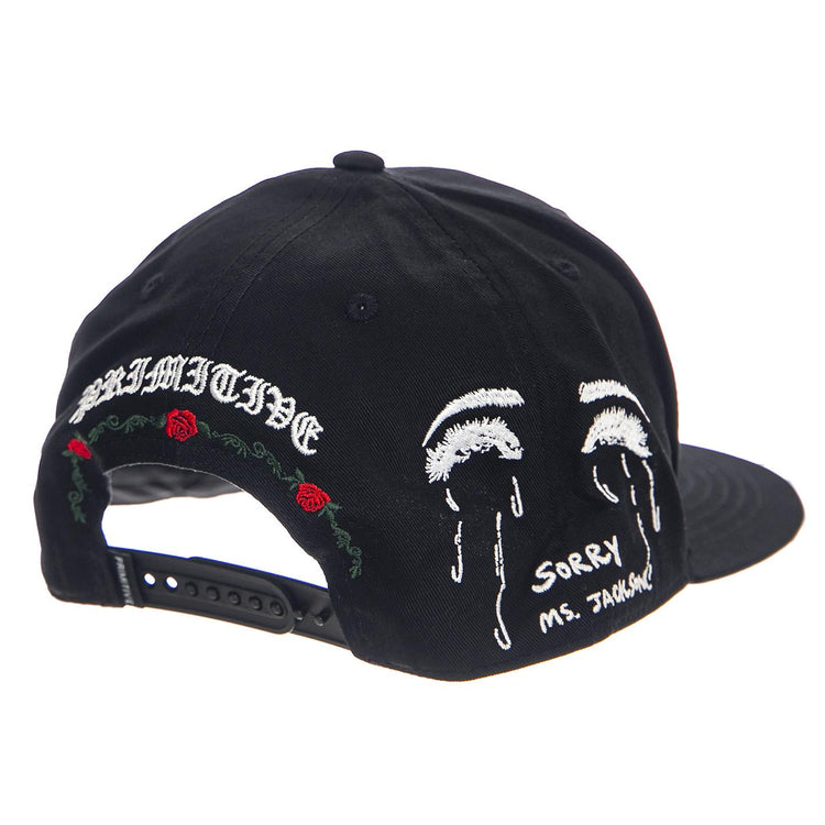 Primitive Jackson Snapback Black - Cappellino con Visiera Nero PA424H09-BLK  PRIMITIVE 