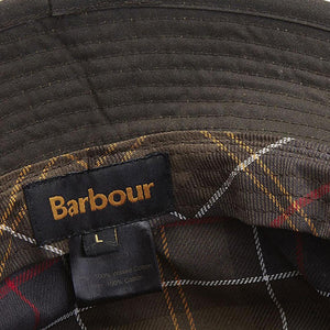 Wax Sports Hat Olive - Cappellino da Pescatore Marrone 222MMHA0001-OL71  BARBOUR 