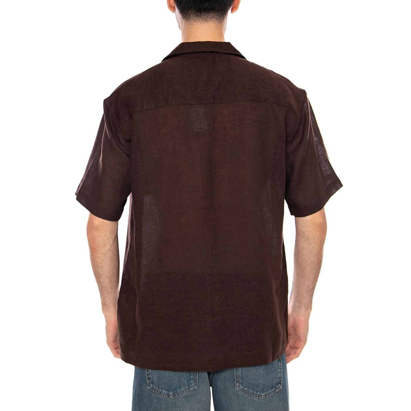 SHORT SLEEVES SHIRT COFFEE BEAN - Camicia Maniche Corte Uomo Marrone 22036242 4885336 ONLY & SONS 
