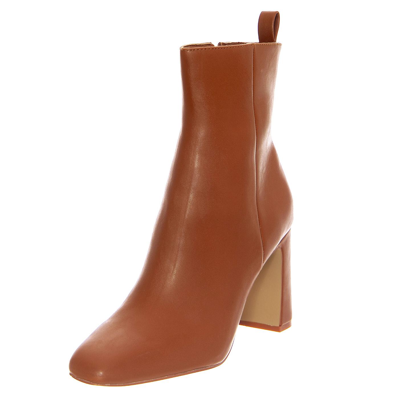 Adelisa Cognac Leather - Stivaletti Donna Marroni SMSADELISA-COG  STEVE MADDEN 