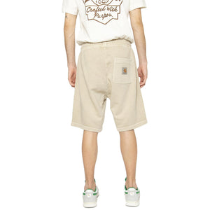 Nelson Sweat Short Fleur De Sel - Bermuda Uomo Beige I030130.2LPGD  CARHARTT WIP 