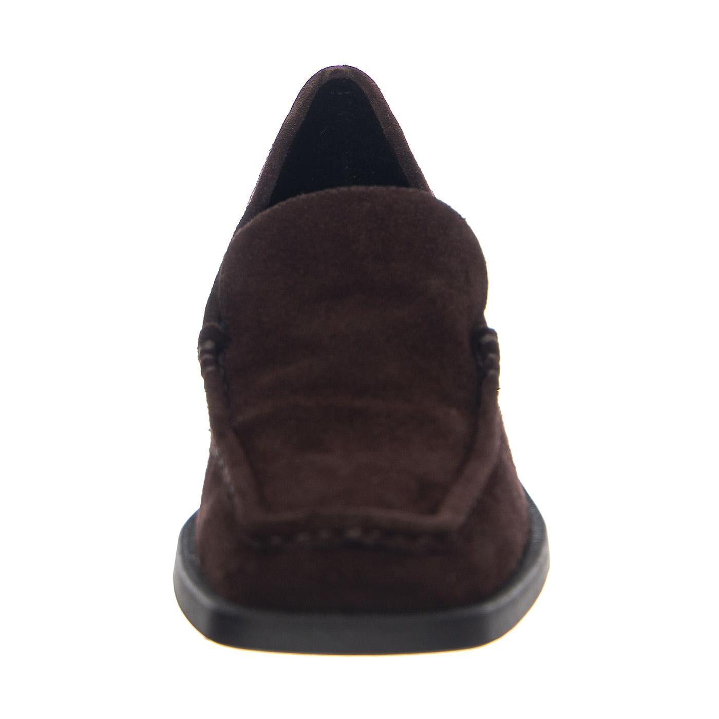 Blanca Cow Suede Espresso Shoes Loafer - Scarpe Donna Marroni VBS5417-640-36  VAGABOND 