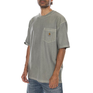 S/S LOOSE POCKET T-SHIRT SHADY GREEN - Maglietta Girocollo Uomo Verde I036863 3RFGD CARHARTT WIP 