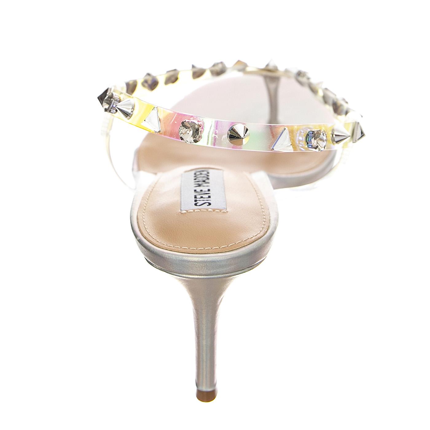 Zazzy-S Sil Iridescent - Sandali Donna Argento SMSZAZZY-S-SIL  STEVE MADDEN 