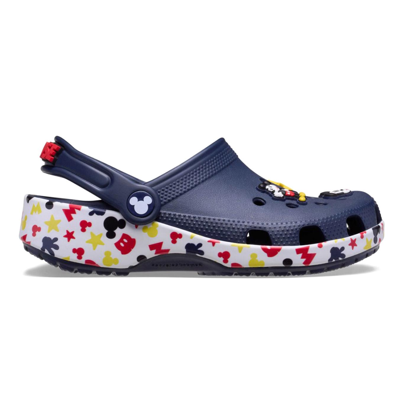 MICKEY FRIENDS CLASSIC CLOG K-MLT - Sandali Collaborazione Mickey Mouse Bambino Blu / Multicolore CR.211148-MLT . CROCS 