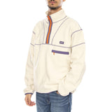 Elysian Quarter Zip Fleece -- Felpa Uomo Collo Zip Bone Uomo HUF