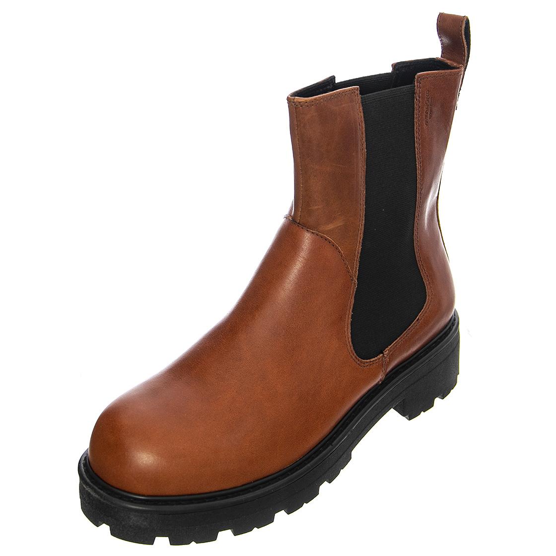 Cosmo 2.0 Cow Leather Cognac - Stivaletti Profilo alla Caviglia Donna Marroni VBS5249-601-27  VAGABOND 