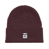 Icon Patch Cuff Beanie Plum Perfect - Beanie en Punto Suave Púrpura OBEY ACCESORIOS
