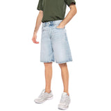 Five Baggy 9893 Pin DNM Shorts VD2 Blue - Bermuda Denim Jeans Hombre Azul ONLY & SONS