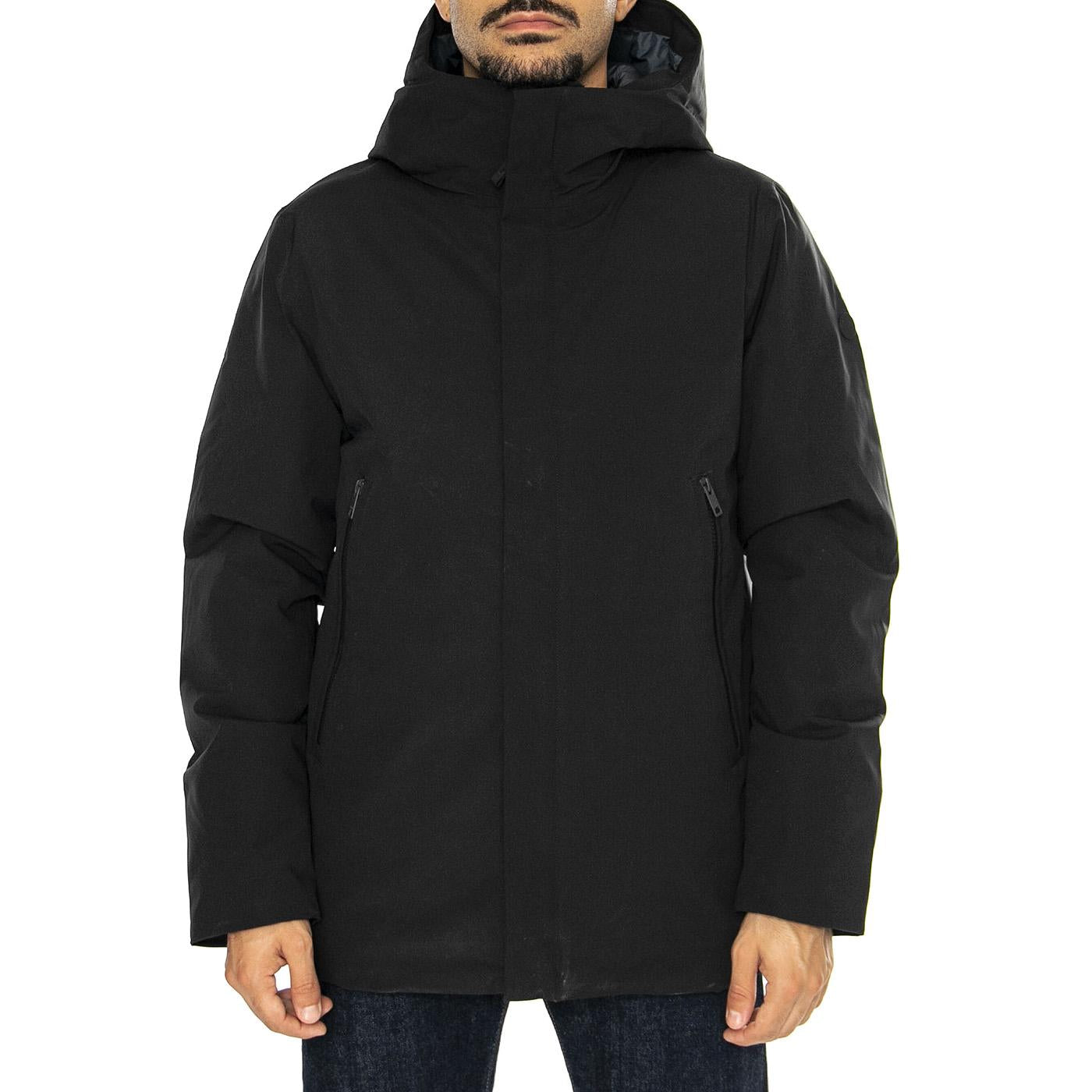Vhinner Black - Giacca con Cappuccio Uomo Nera 331187-110 . ELVINE 