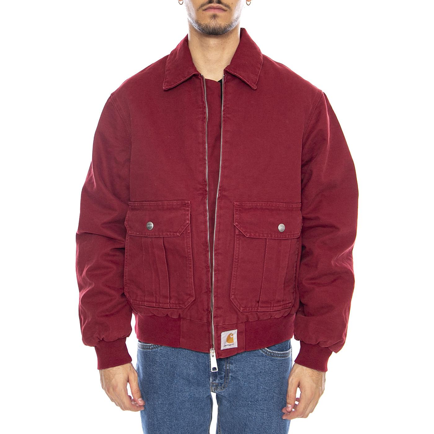 Stanton Jacket Scarlet - Giacca Uomo Rossa I035617.H806 . CARHARTT WIP 