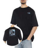M LQD BOX NSE OS SS TEE - Camiseta Cuello Redondo Hombre Negro THE NORTH FACE