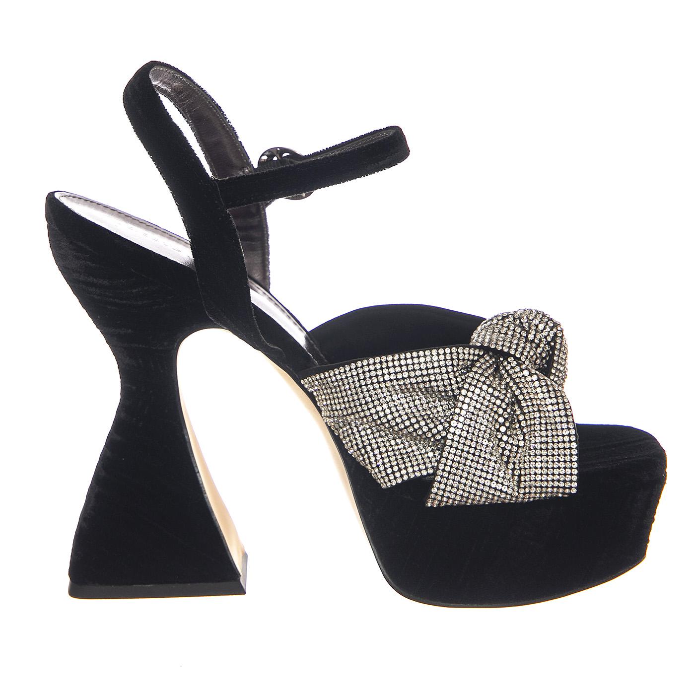 Audrea Jewel Black - Sandali Donna Neri CSSAUDREA-I8125F1001  CIRCUS 