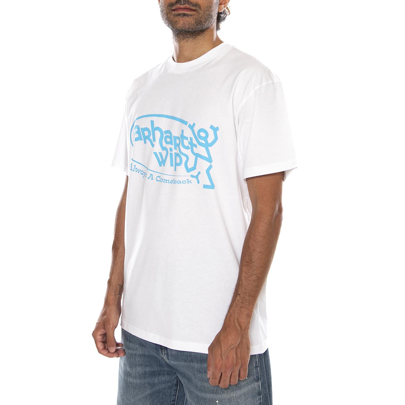 S/S ALWAYS A COME BACK T-SHIRT - Maglietta Girocollo Uomo Bianca I036894 02XX CARHARTT WIP 