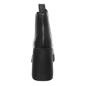 PRIORITY BLACK LEATHER - Stivaletti alla Caviglia Donna Neri WSSPRIORITY-BLK . WINDSOR SMITH 