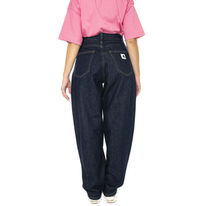 W' Brandon Pant Blue rinsed - Pantaloni Denim Jeans Donna Blu I031918.0102  CARHARTT WIP 