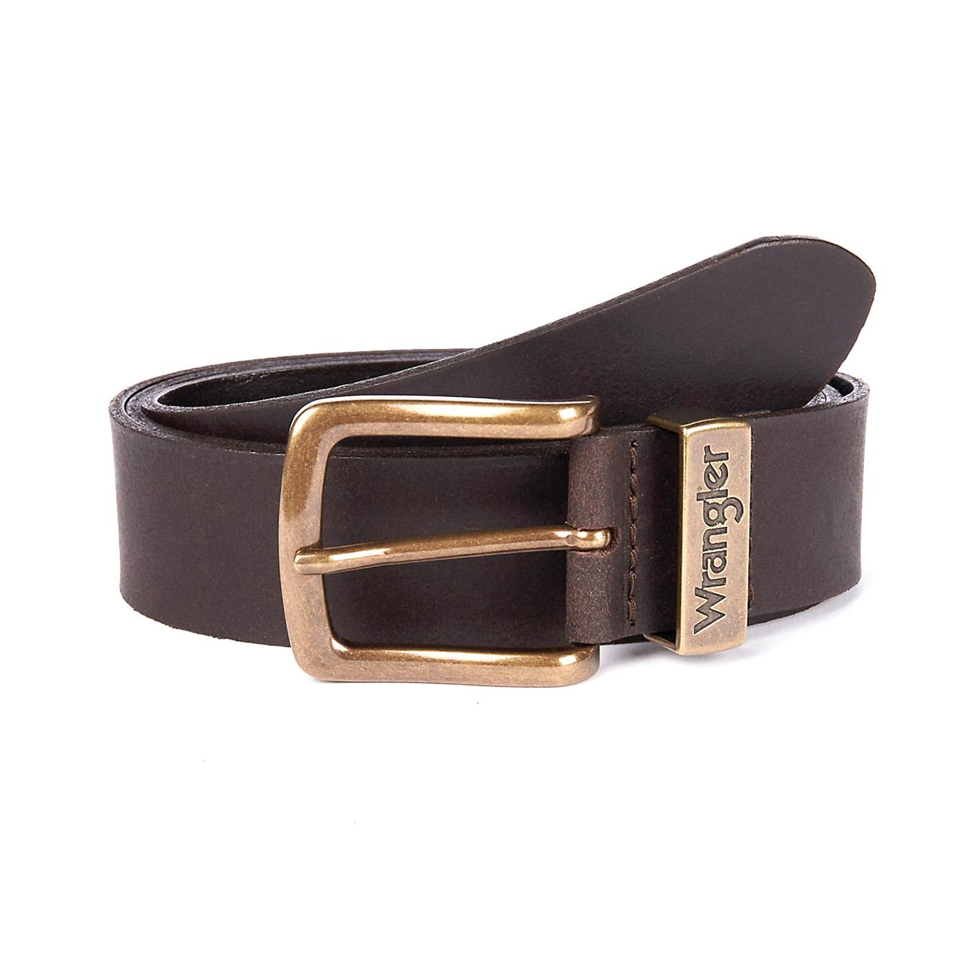 Metal Loop Brown Belt - Cintura Marrone 112125435-BROWN . WRANGLER 
